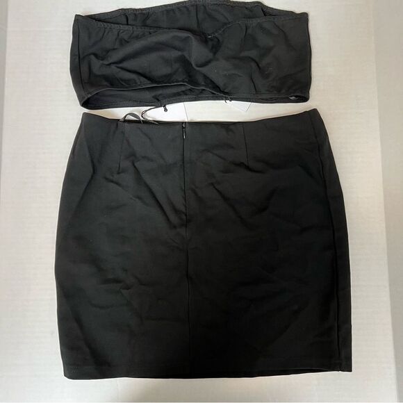 NWT Revolve x By The Way Alise Bandeau Mini Set in Black | Size L - Picture 5 of 11